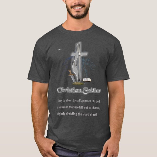 Christlich Soldier T-Shirt (Vorderseite)