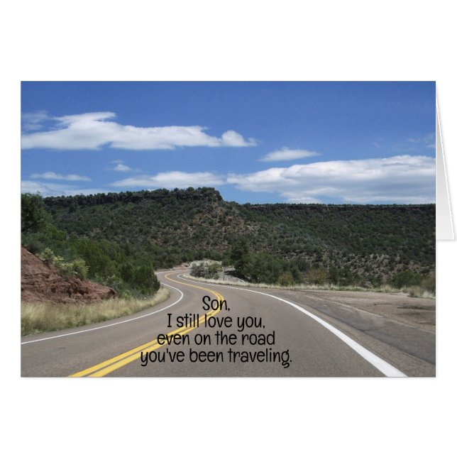 Christlich Son Inmate Grußkarten-Evangelium (Vorderseite (Horizontal))