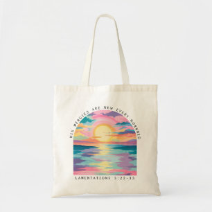 Christlich Sunset Bible Verse Tragetasche
