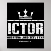 Christlich T Shirt Frauen Männer | Sieg in Jesus B