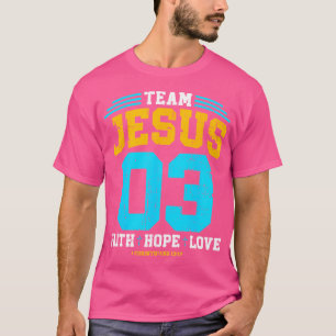 Christlich - Team Jesus 03 Faith Hope Liebe T-Shirt