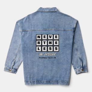 Christlich TROTZDEM SIE BESTAND Jeansjacke