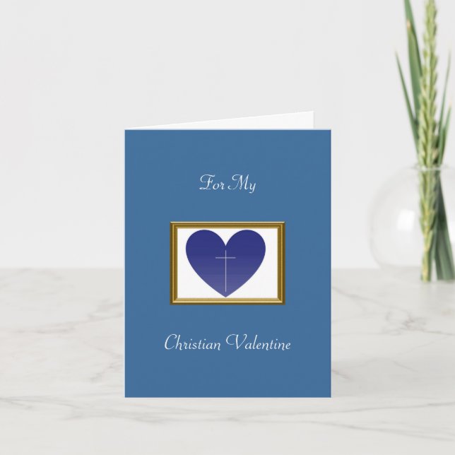 Christlich Valentine Feiertagskarte (Vorderseite)