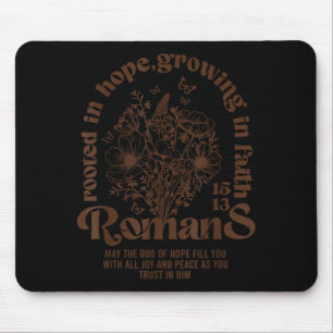 Christlich Verwurzelte Hoffnung Wachsender Glaube  Mousepad
