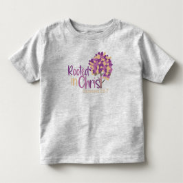 Christlich wurzelt in Christ Kolossians 2:7 Name h Kleinkind T-shirt