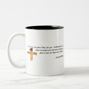Christliche Abschluss-Geschenke Zweifarbige Tasse