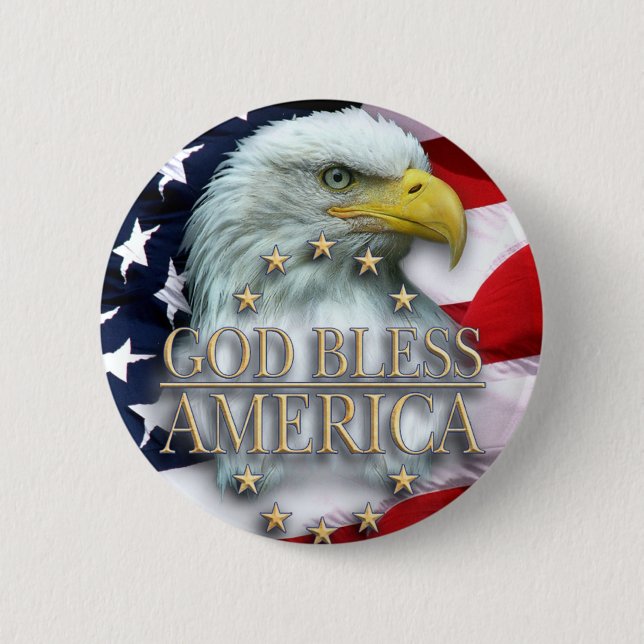 CHRISTLICHE AMERIKANER-ENTWÜRFE BUTTON (Vorderseite)