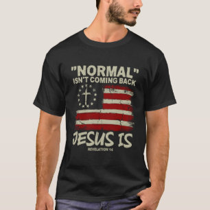 Christliche amerikanische Flagge Normal kommt nich T-Shirt
