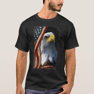 Christliche amerikanische Flagge und Handpatriotis T-Shirt