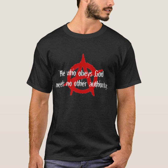 Christliche Anarchie T-Shirt (Vorderseite)