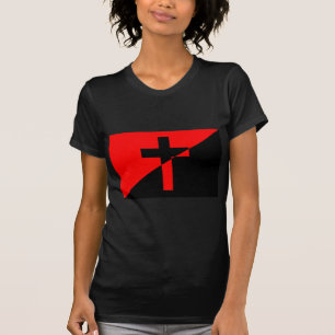 Christliche Anarchistenflagge T-Shirt