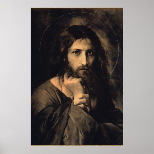 Christliche Andachtsbild Poster (Vorne)