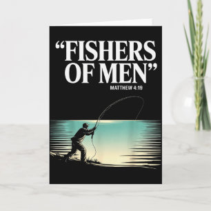 Christliche Angler Fischer der Menschen Matthäus 4 Karte