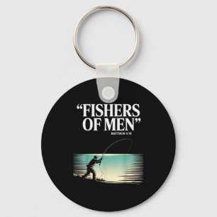 Christliche Angler Fischer der Menschen Matthäus 4 Schlüsselanhänger