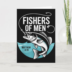 Christliche Angler Fischer von Menschen Matthäus 4 Karte