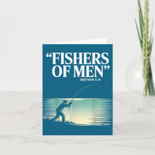 Christliche Angler Fischer von Menschen Matthäus 4 Karte