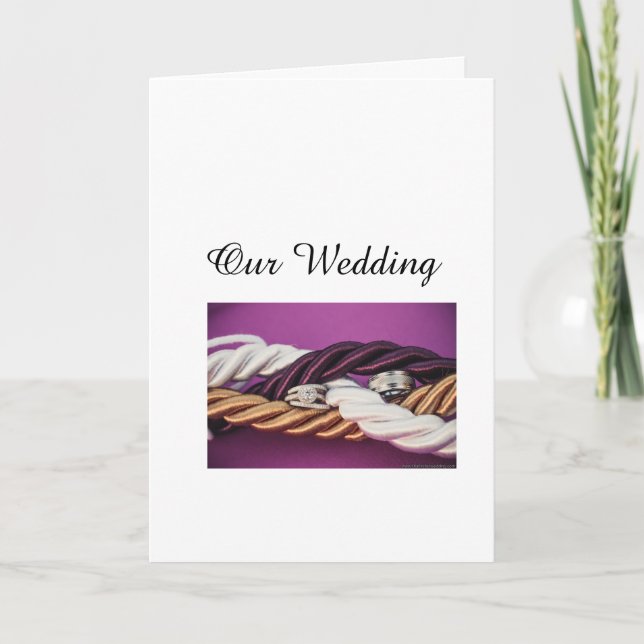 Christliche Ankündigung/Einladung einer Hochzeit Einladung (Vorderseite)