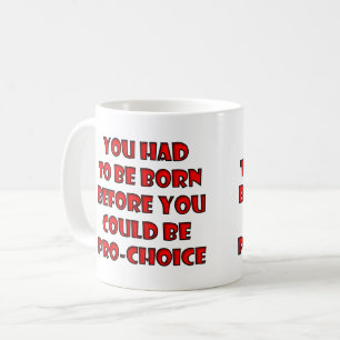 Christliche Anti-Abortion-Entscheidung Leben Kaffeetasse