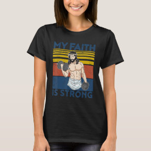 Christliche Athleten Kleidung Workout Gym Glauben T-Shirt