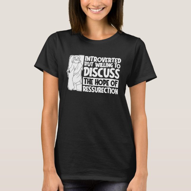 Christliche Auferstehung Jesus katholische Bibel C T-Shirt (Vorderseite)