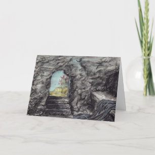 Christliche Auferstehung Leeres Grab Kunst Sympath Karte
