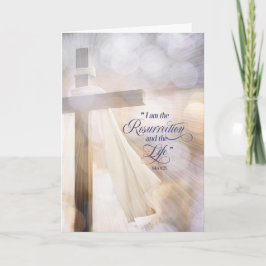 Christliche Auferstehung Ostern Feiertagskarte