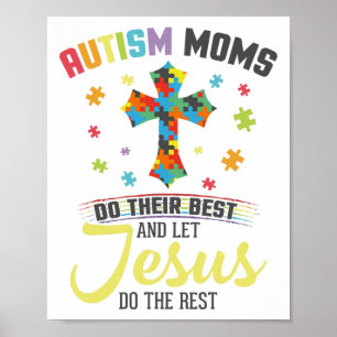 Christliche Autismus-Mamas tun ihr bestes Lass Jes Poster