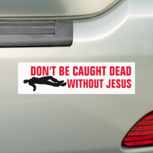 CHRISTLICHE AUTOAUFKLEBER - KEIN TOD.