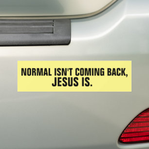 CHRISTLICHE AUTOAUFKLEBER NORMALERWEISE KOMMEN NIC