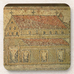 Christliche Basilika, Mosaikplasterung, römischer Getränkeuntersetzer