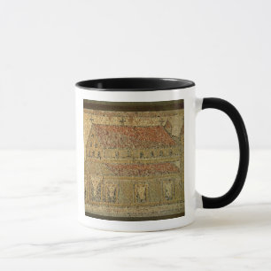 Christliche Basilika, Mosaikplasterung, römischer Tasse