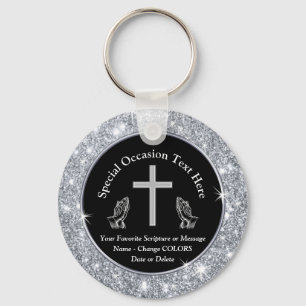 Christliche BestattungsSouvenirs oder irgendwelche Schlüsselanhänger