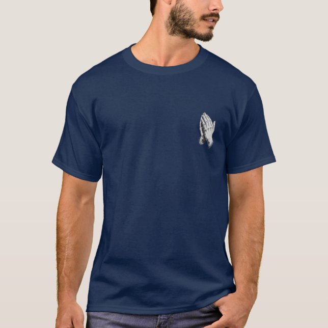 Christliche, betende Hände T-Shirt (Vorderseite)