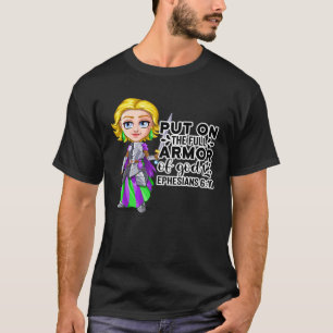 Christliche Bibel Motivation Rüstung Gottes Ephese T-Shirt