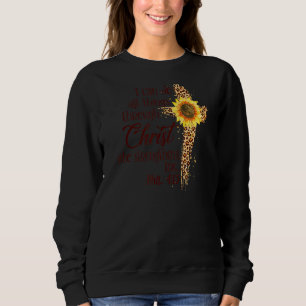 Christliche Bibel Phil 413 Ich kann Dinge tun Chri Sweatshirt