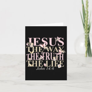 Christliche Bibel Verse Glaube Gott Jesus Der Weg Karte