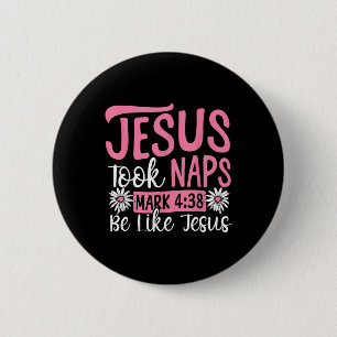 Christliche Bibel Verse Glaube Gott Puh Jesus nahm Button