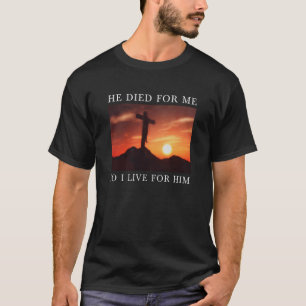 Christliche Bibel Verse Jesus starb für mich relig T-Shirt