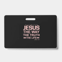 Christliche Bibel Verse Jesus Weg Wahrheit Leben