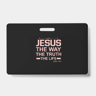 Christliche Bibel Verse Jesus Weg Wahrheit Leben Ausweis