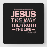 Christliche Bibel Verse Jesus Weg Wahrheit Leben