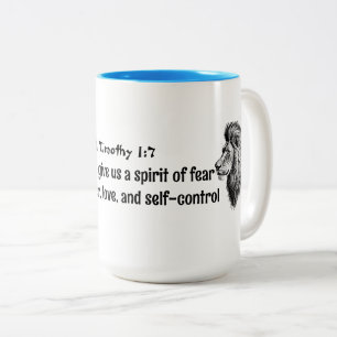 Christliche Bibel Verse Joshua Power Liebe Zweifarbige Tasse