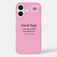 Christliche Bibel Verse Light Pink Monogram