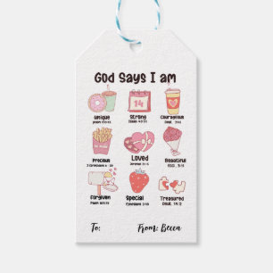 Christliche Bibel Verse Niedliche Valentine-Gesche Geschenkanhänger