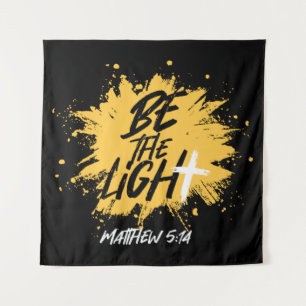 Christliche Bibel Verse sei die leichte Matthew 5: Wandteppich