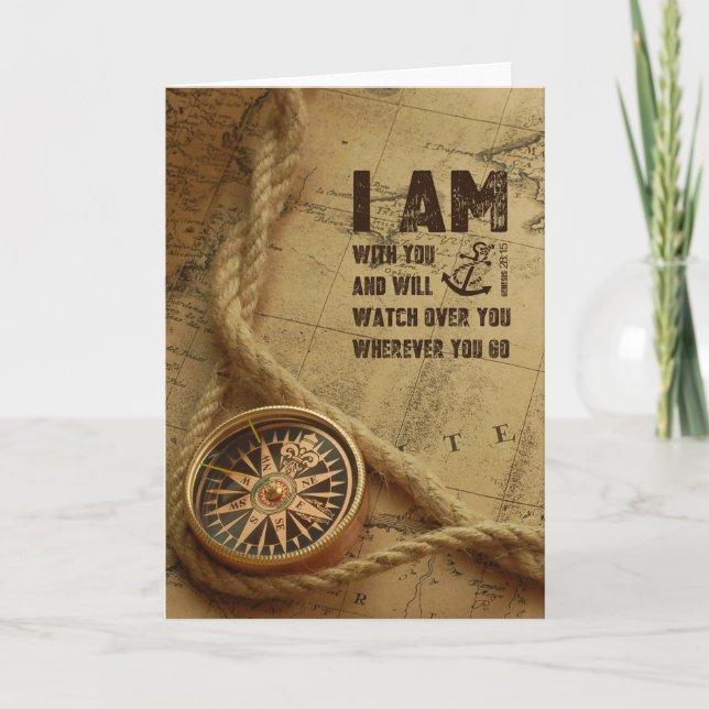 Christliche Bibelkarte Genesis 28 Karte (Vorderseite)