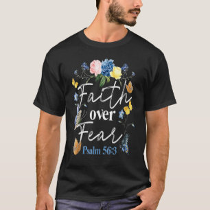 Christliche Bibeln verheißen den Glauben an Angst T-Shirt