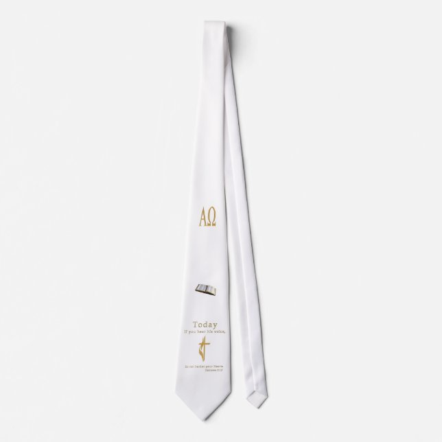 Christliche Bibelschrift Krawatte (Vorderseite)