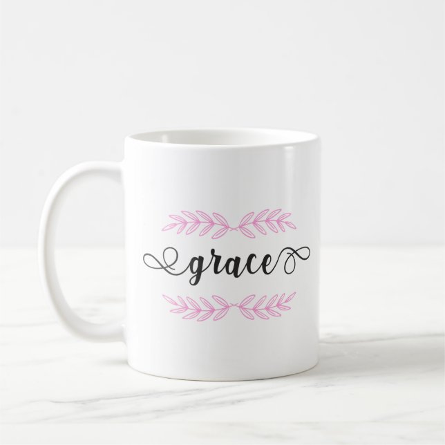 Christliche Bibelverse Grace Kaffeetasse (Links)