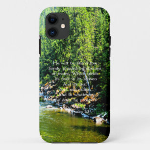 Christliche Bibelverse im Fluss Forest Case-Mate iPhone Hülle